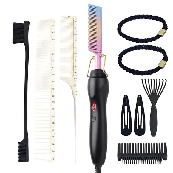 Hair Electric Hotcomb Set - Picture 1 of 5